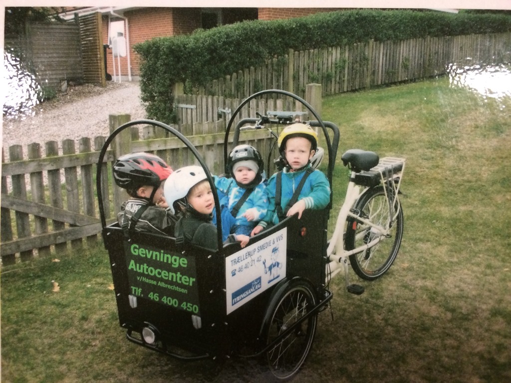 Cykelvogn til dagplejen i Gevninge